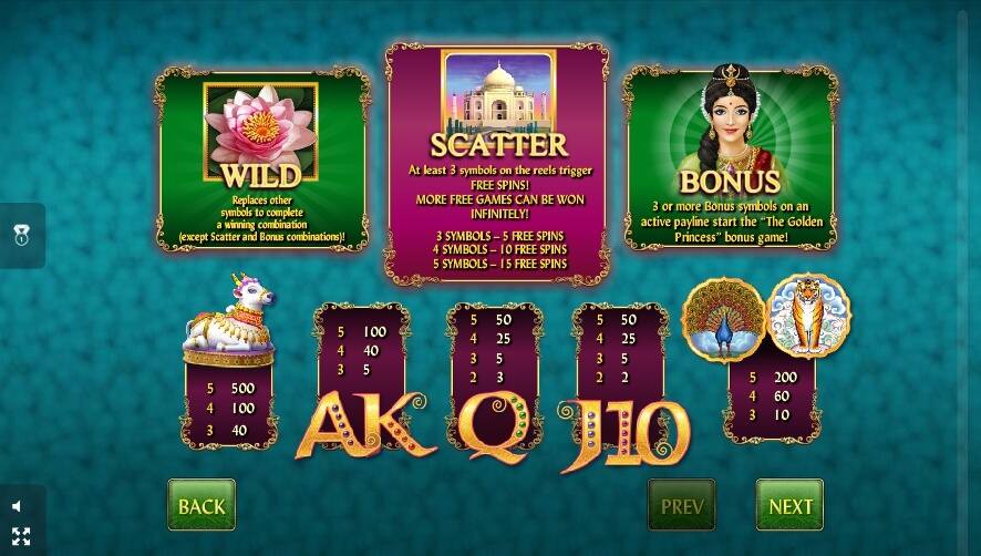 golden india slot machine detail image 3