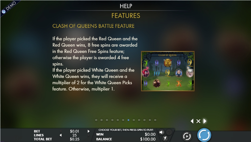 clash of queens slot machine detail image 2