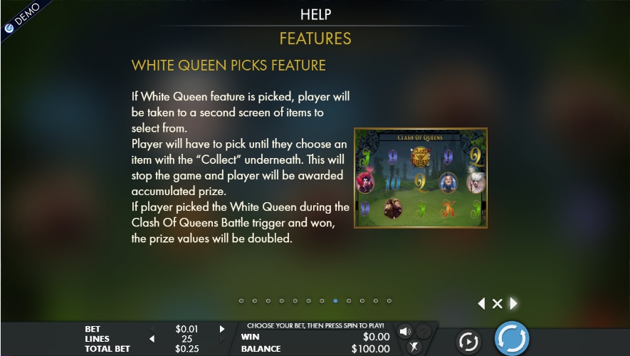 clash of queens slot machine detail image 1