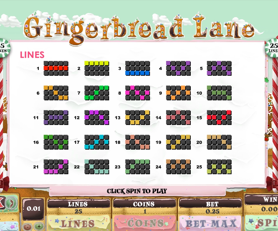gingerbread lane slot machine detail image 0