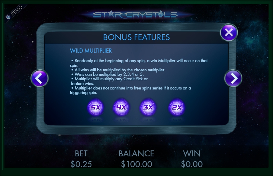 star crystals slot machine detail image 4