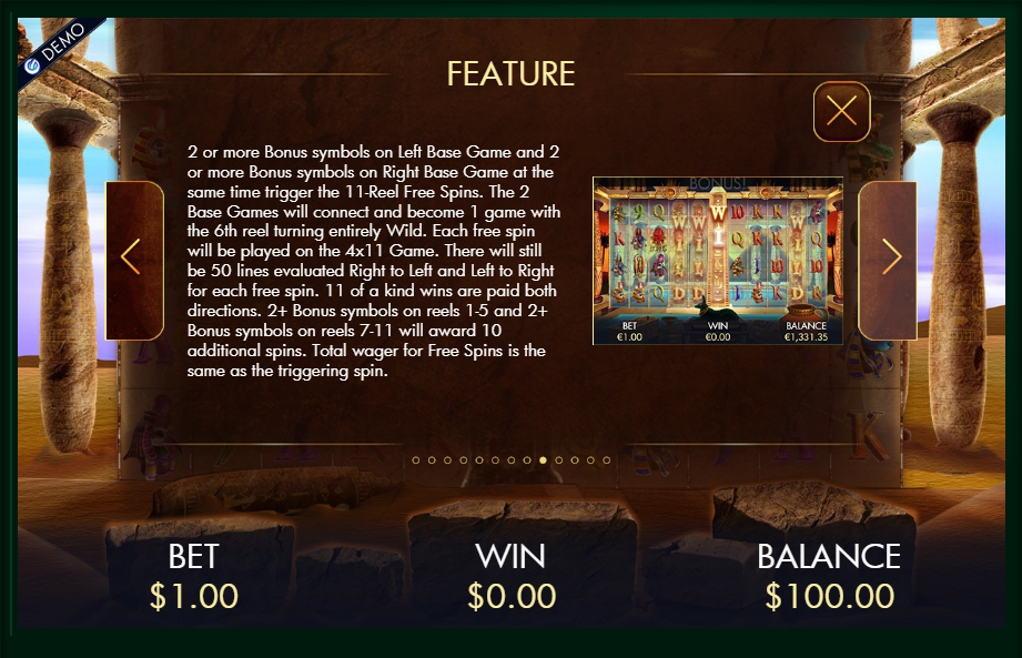 temple of luxor slot machine detail image 0