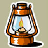 kerosene lamp - gnome