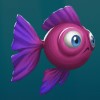 lilac fish - golden fish tank