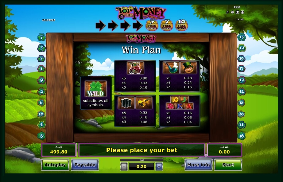 top o the money slot machine detail image 6