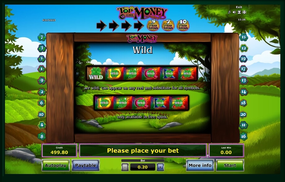 top o the money slot machine detail image 2