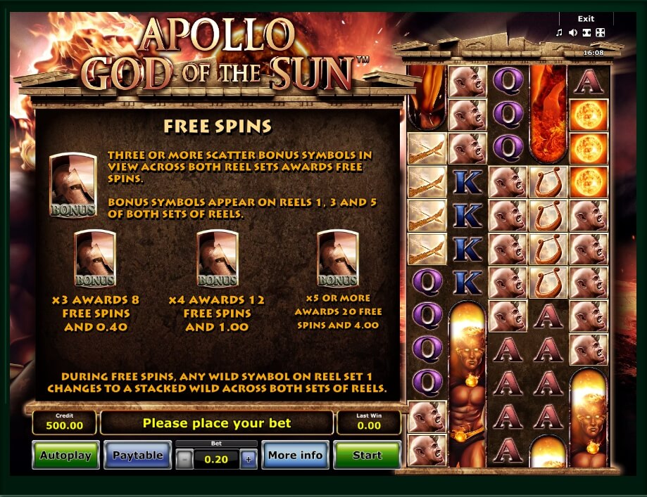apollo god of the sun slot machine detail image 5