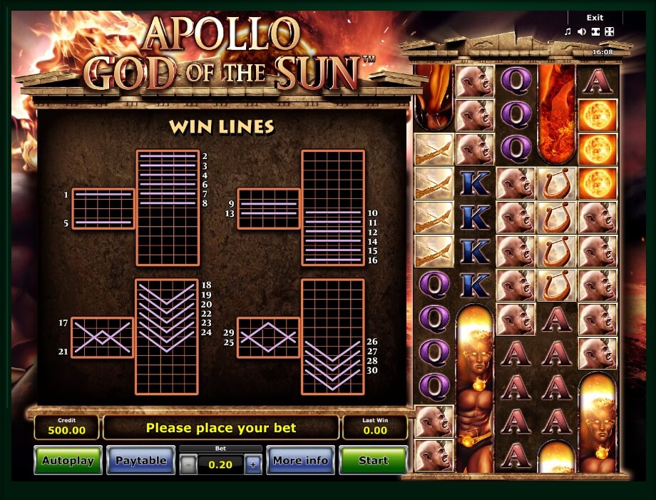 apollo god of the sun slot machine detail image 4