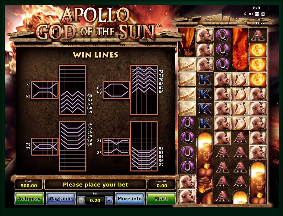 apollo god of the sun slot machine detail image 2