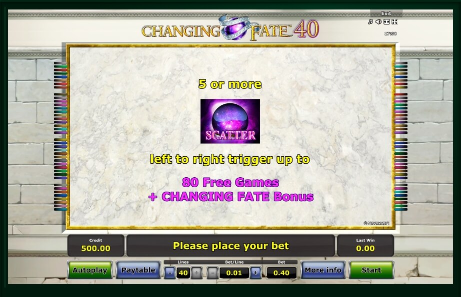 changing fate 40 slot machine detail image 2