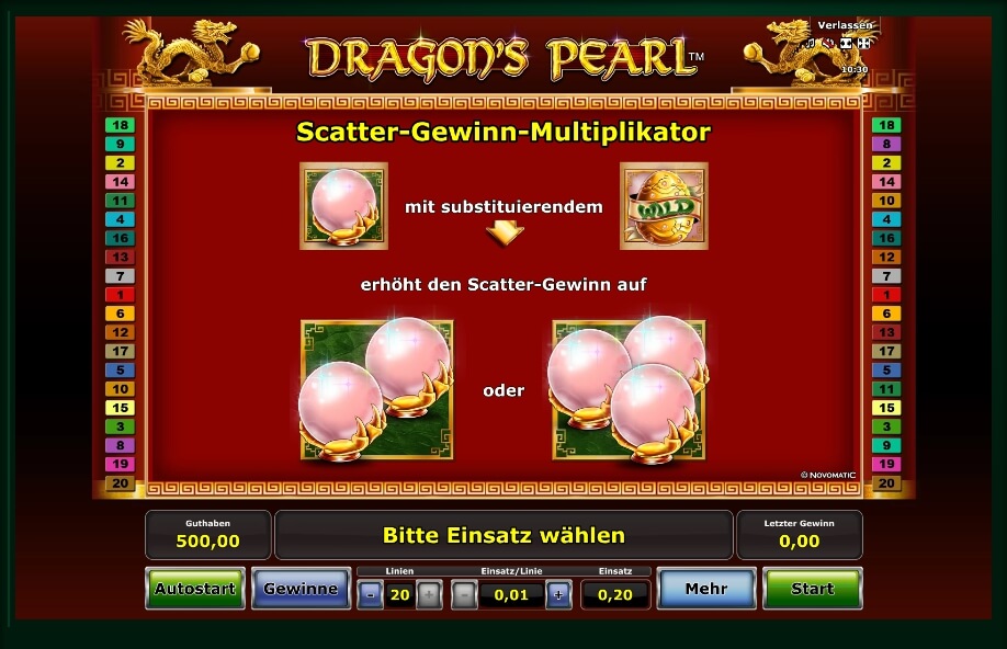 dragon’s pearl slot machine detail image 2