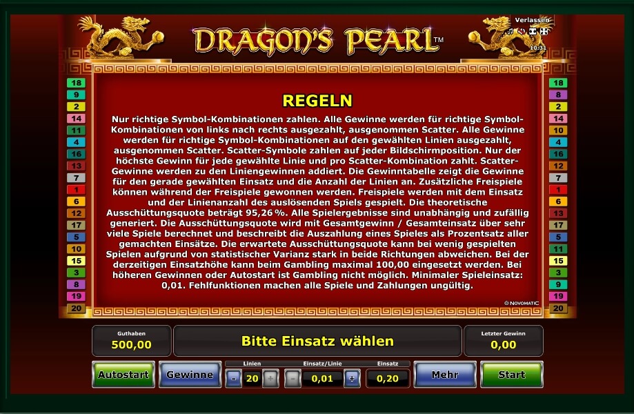 dragon’s pearl slot machine detail image 0