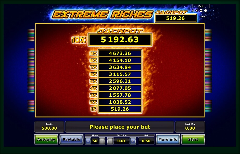 extreme riches slot machine detail image 6