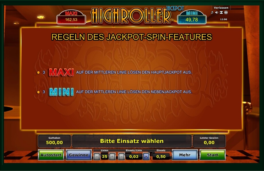 highroller jackpot slot machine detail image 1