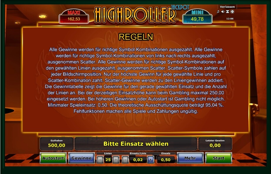 highroller jackpot slot machine detail image 0