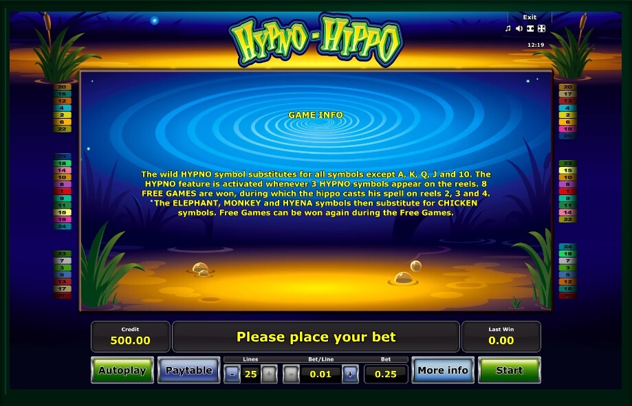 hpyno hippo slot machine detail image 1