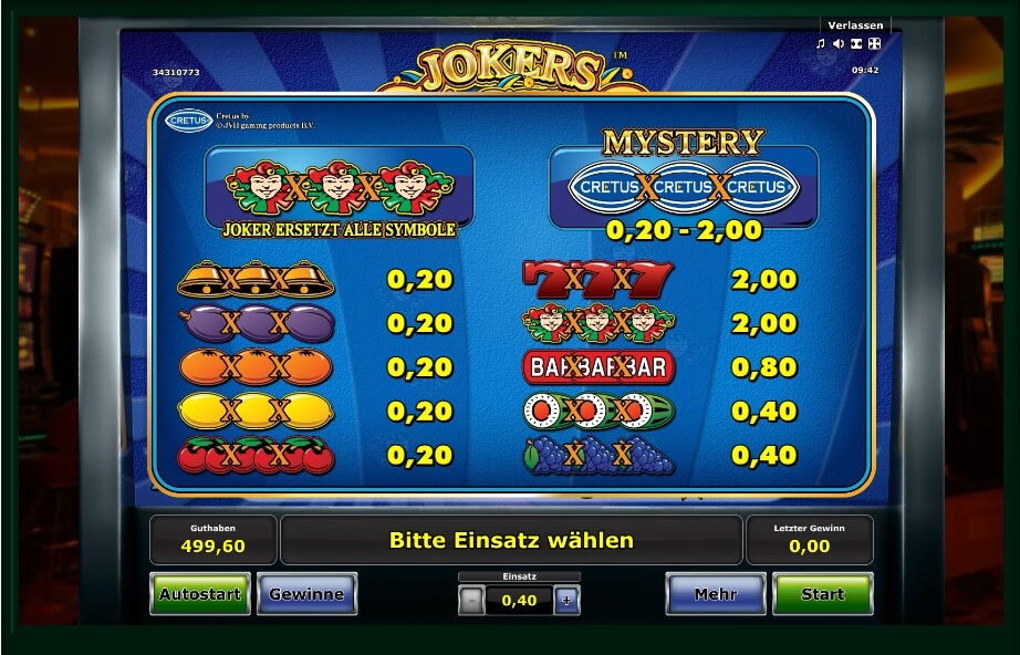 jokers casino slot machine detail image 2