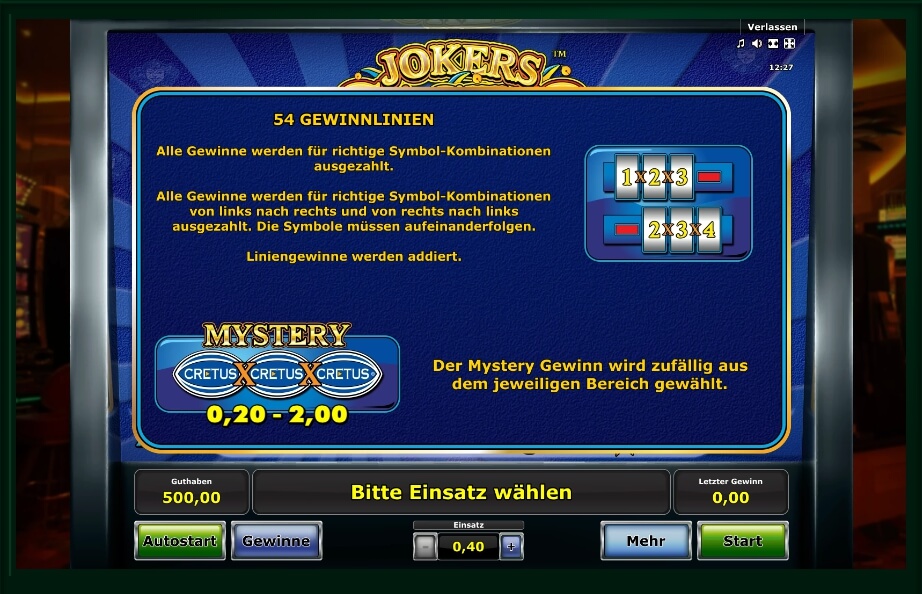 jokers casino slot machine detail image 1