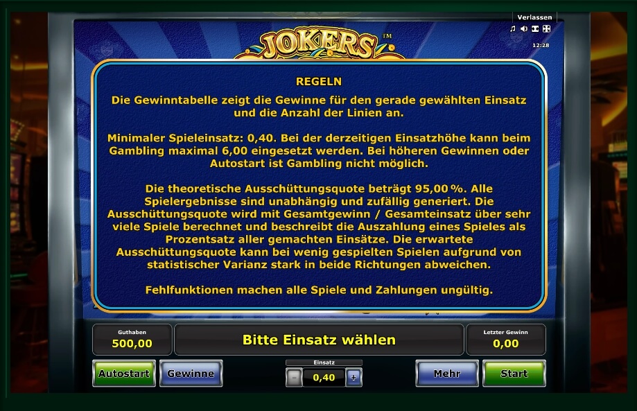 jokers casino slot machine detail image 0