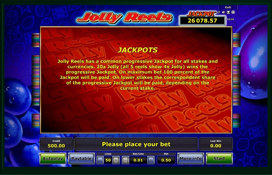 jolly reels slot machine detail image 3