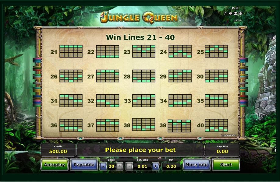 jungle queen slot machine detail image 1