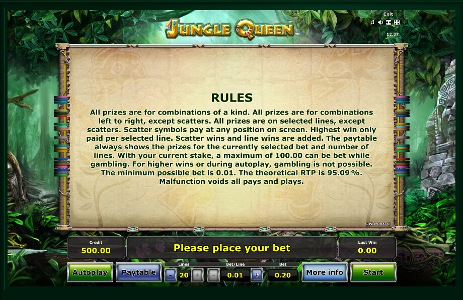 jungle queen slot machine detail image 0