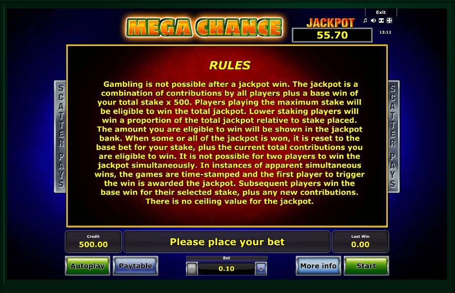 mega chance slot machine detail image 1