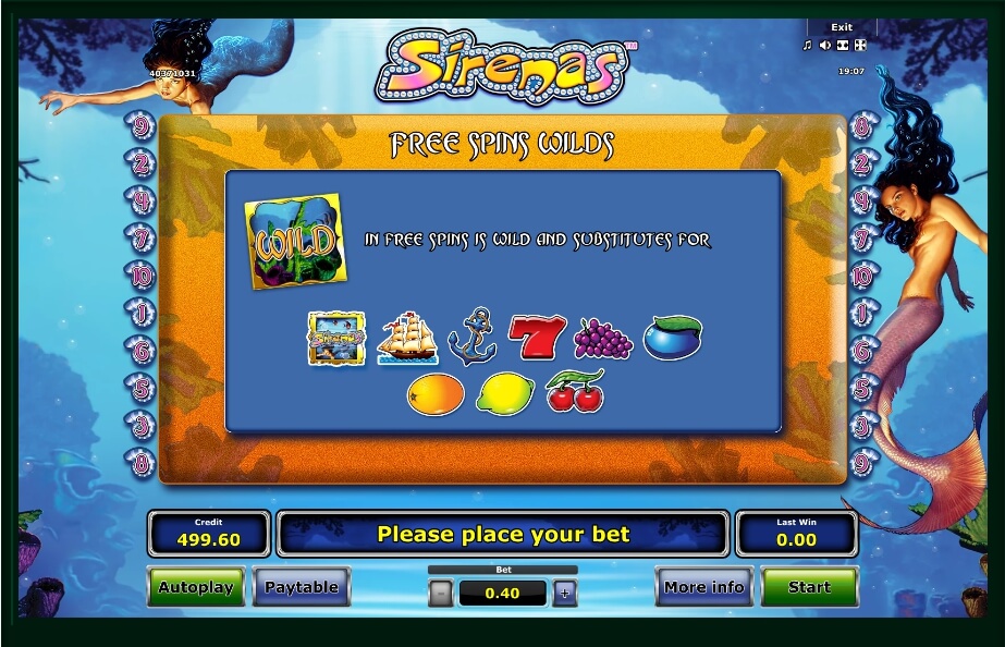 sirenas slot machine detail image 4