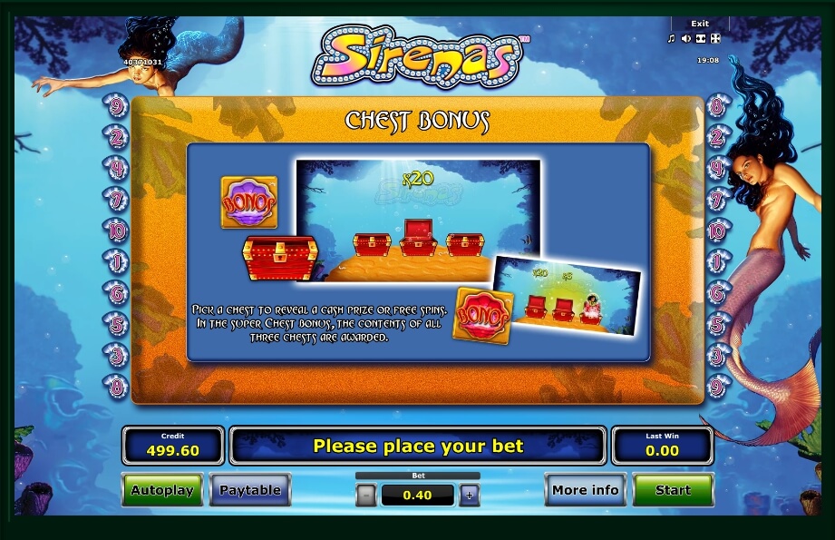 sirenas slot machine detail image 1