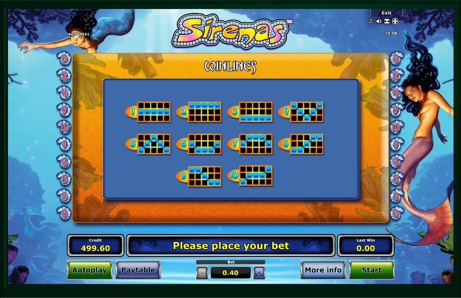 sirenas slot machine detail image 0