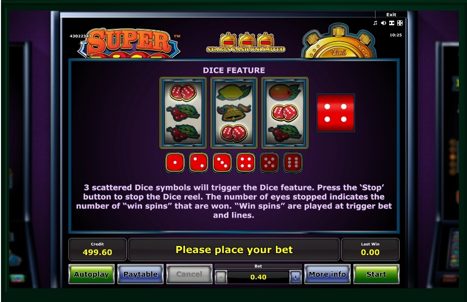 super dice slot machine detail image 4