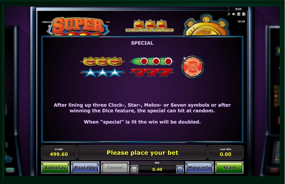 super dice slot machine detail image 1
