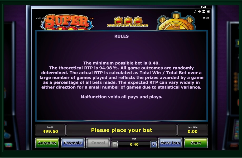 super dice slot machine detail image 0