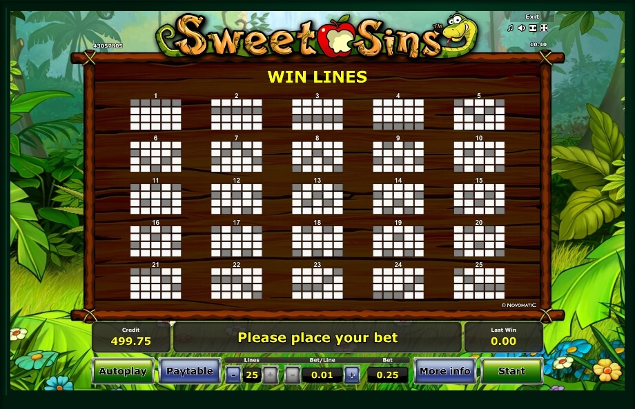 sweet sins slot machine detail image 1