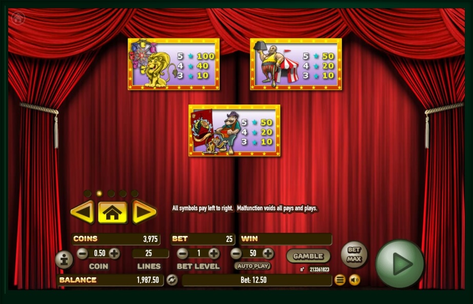 carnival cash slot machine detail image 3