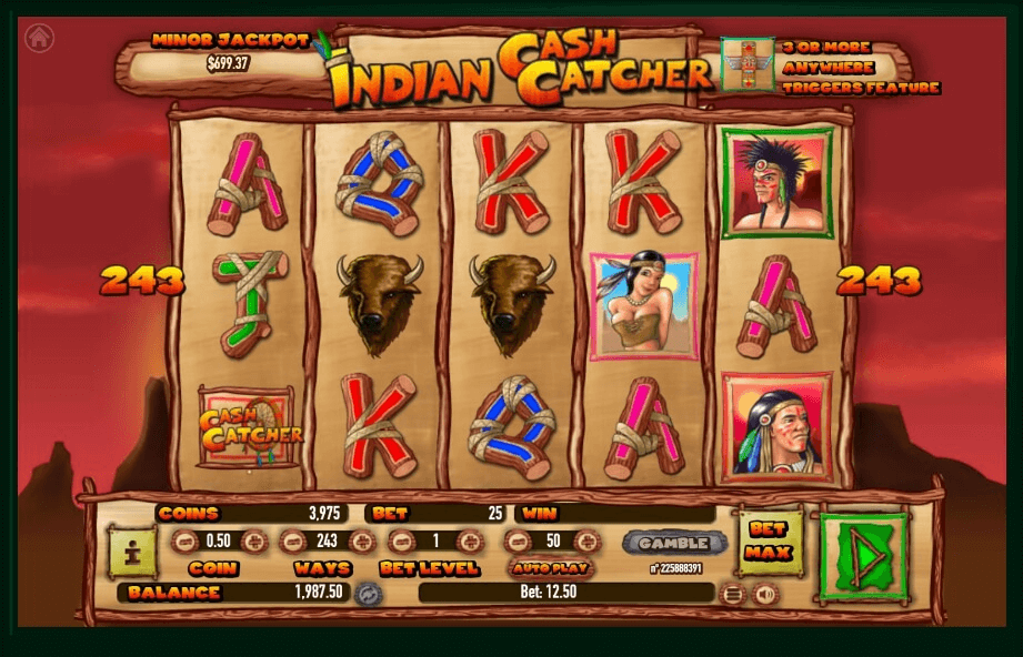 Indian Cash Catcher slot play free