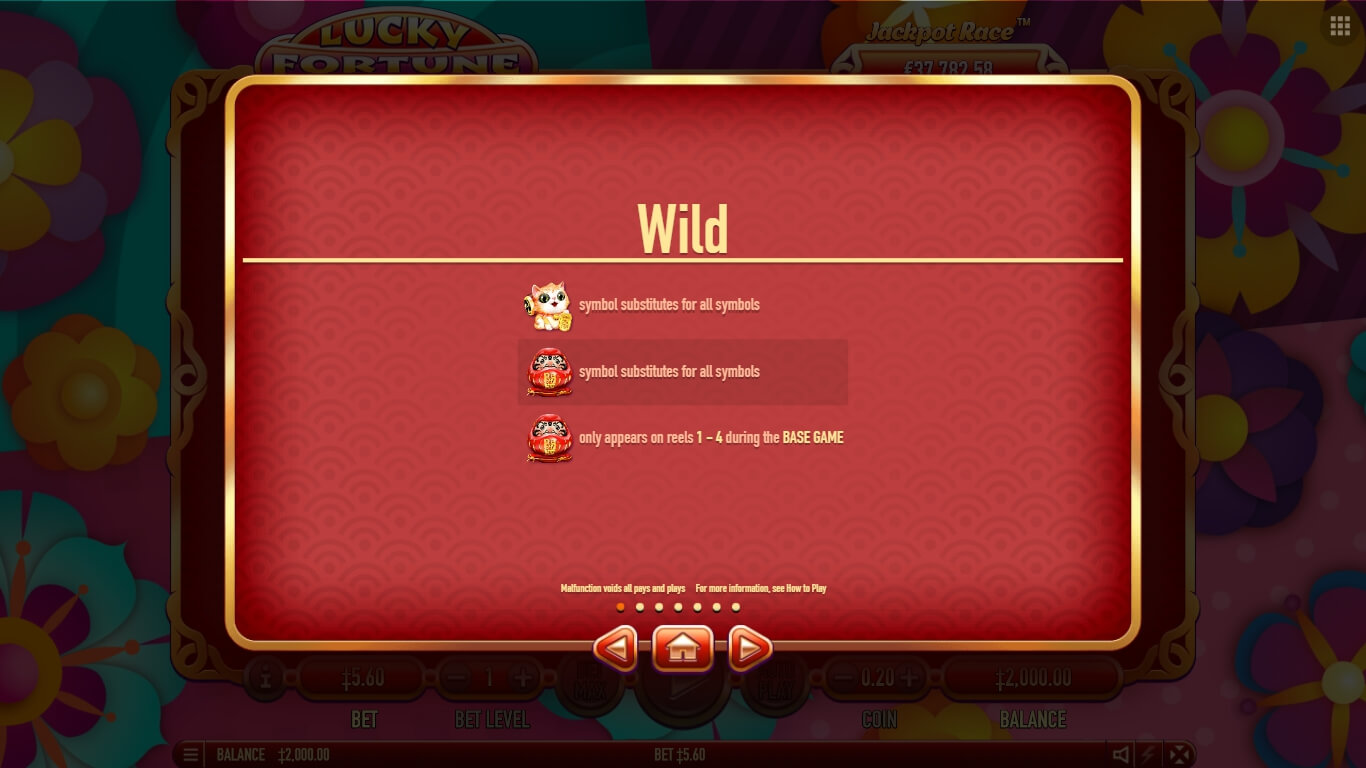 lucky fortune cat slot machine detail image 0