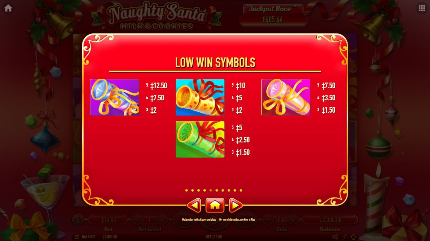 naughty santa slot machine detail image 4