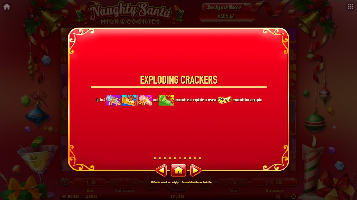 naughty santa slot machine detail image 5