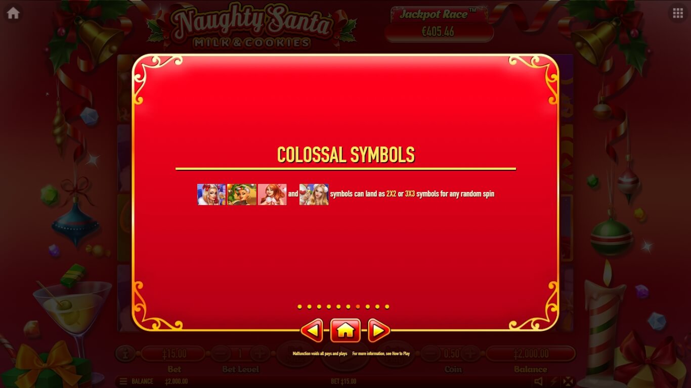 naughty santa slot machine detail image 6