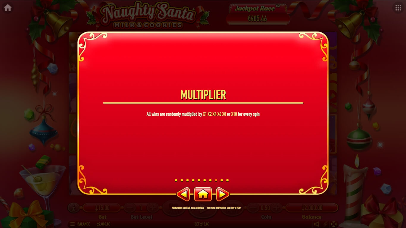 naughty santa slot machine detail image 7