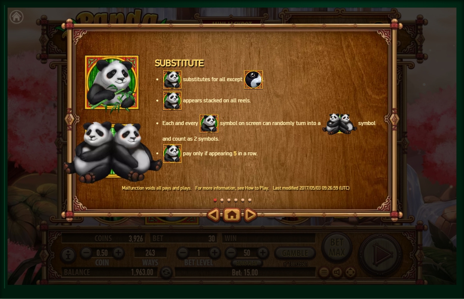 panda panda slot machine detail image 5