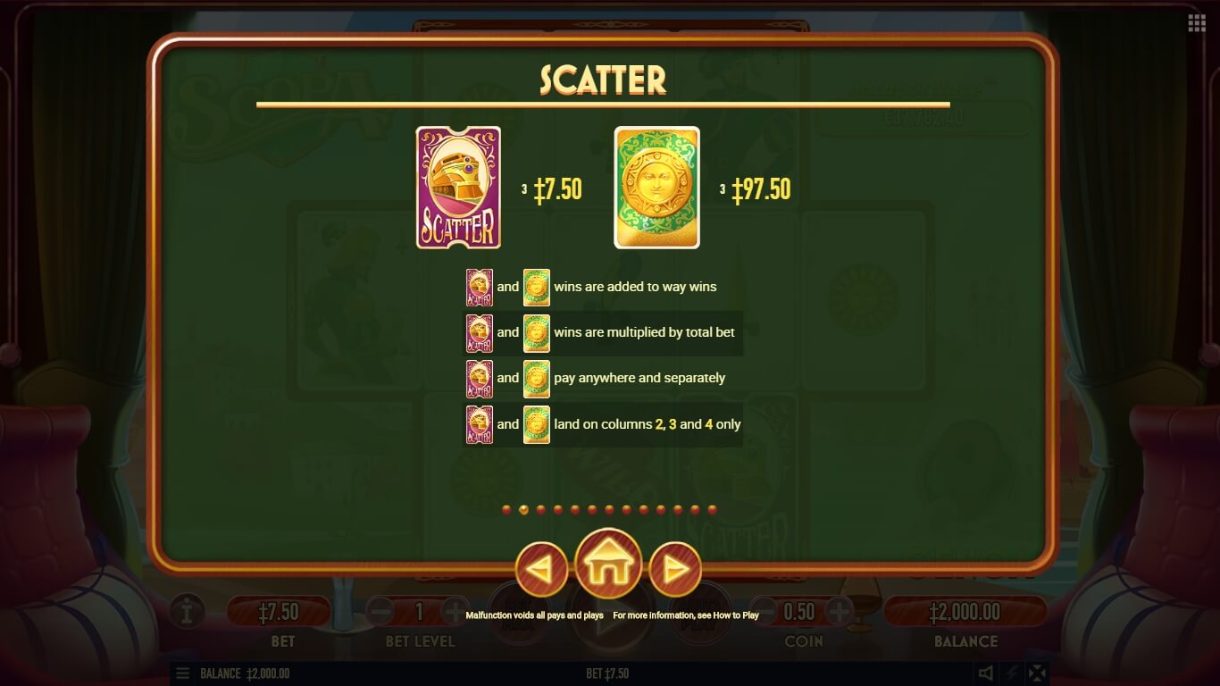 scopa slot machine detail image 0