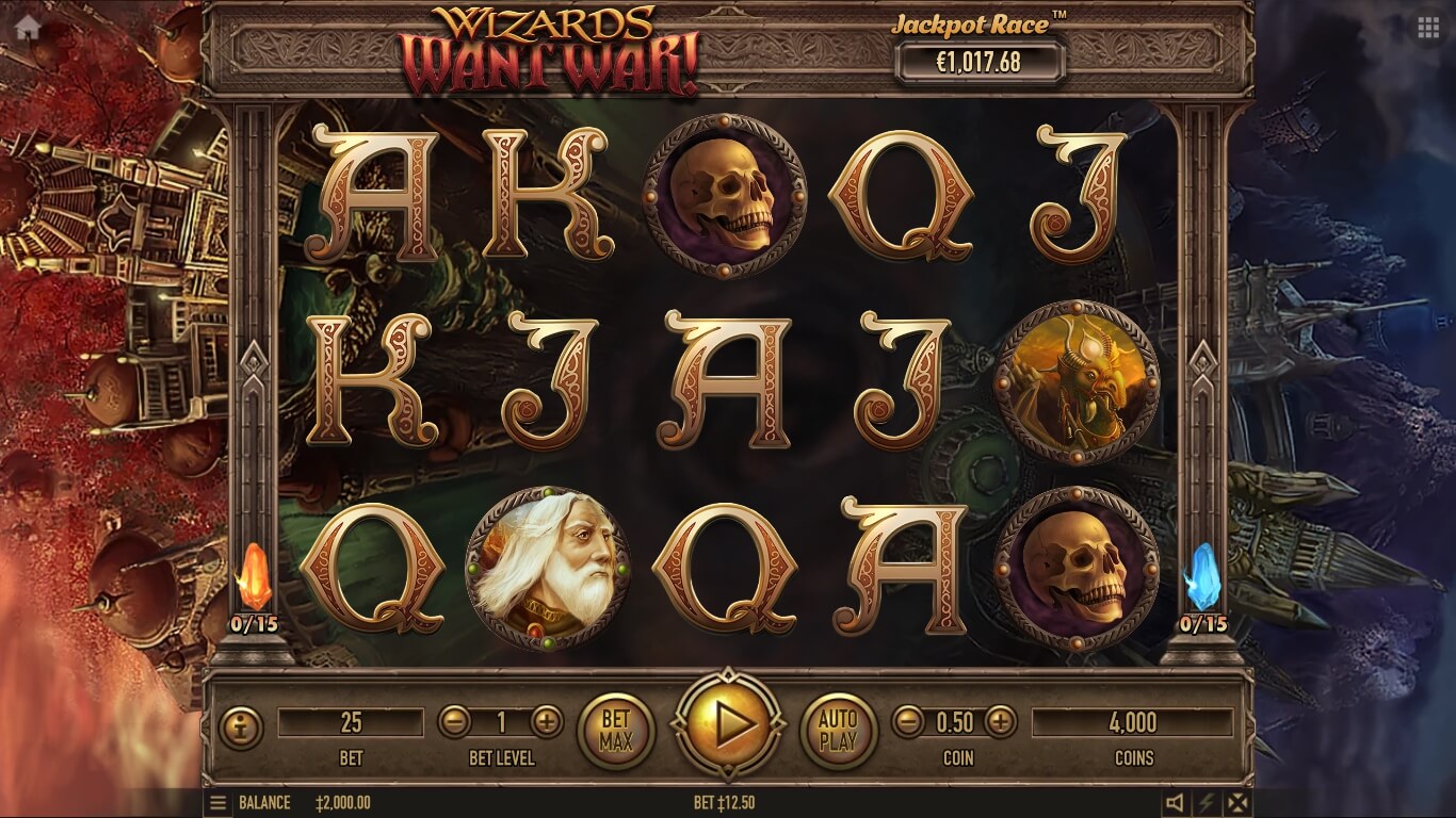 Wizards Want War slot play free