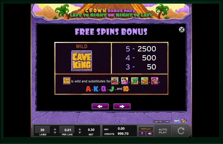 cave king slot machine detail image 7