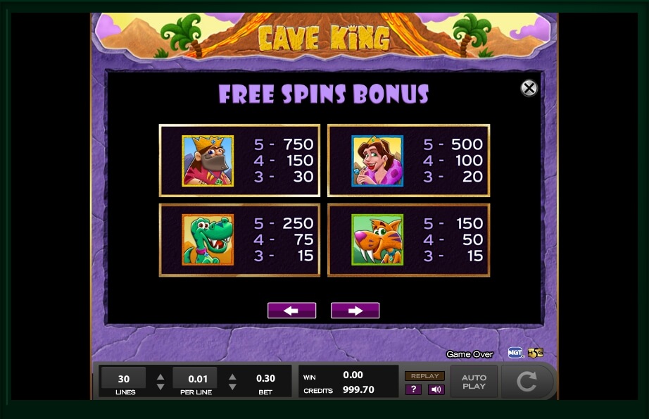 cave king slot machine detail image 5