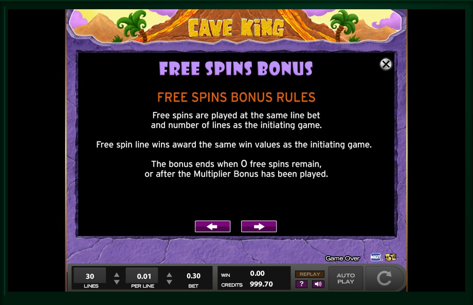 cave king slot machine detail image 2