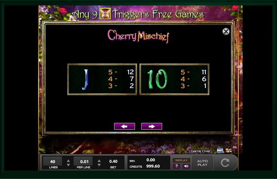 cherry mischief slot machine detail image 14