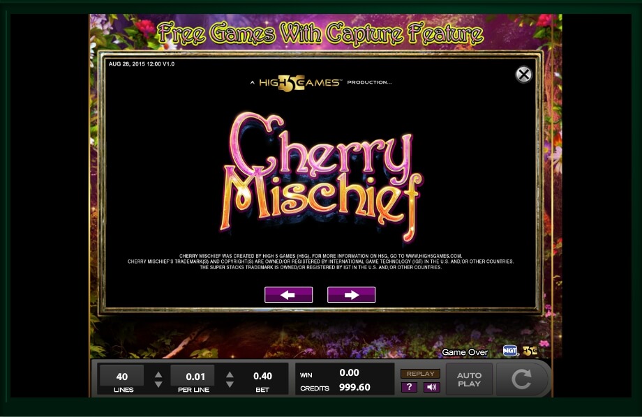 cherry mischief slot machine detail image 8