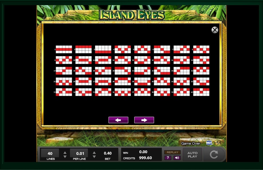 island eyes slot machine detail image 12